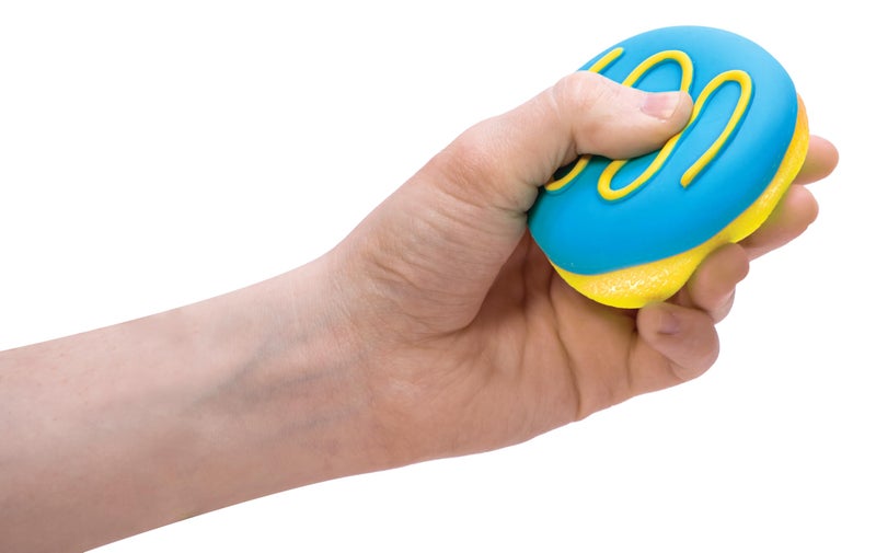 سكايلينغ Schylling NeeDoh Jelly Donut - لعبة الضغط الحسية - حشوة تشبه الهلام - عرض 7.62 سم ​​- قد يختلف اللون (عبوة من قطعة واحدة) - Image 3